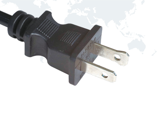 American Power Cord UL certified 2 PINS NEMA 1-15P Plug American Power Cord UL certified 2 PINS NEMA 1-15P Plug